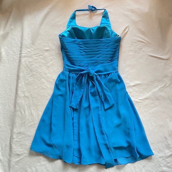 EUC Dasha's Cocktail A-Line Dress in Blue Size 4 - Picture 2 of 8